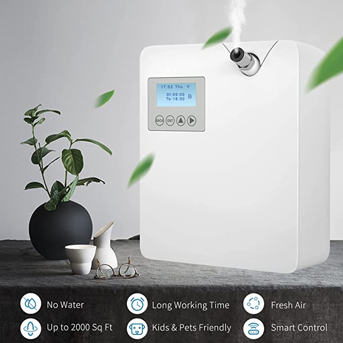Smart Large Area Oil Fragrance WiFi Aroma Diffuser 300ml Auto Timer Function Fragrant Device for Hotel Home Nebulizer Atomizer