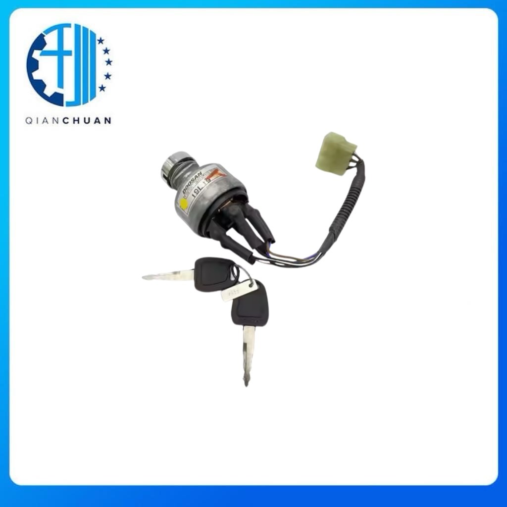 Ignition Switch 301419-00109A 30141900109A for Doosan DH220-5 Excavator Engine Spare Parts