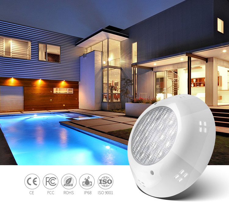 12v 1500LM 18X1W Waterproof Pool Light White Color IP68 Vinyl Pool Spa Light