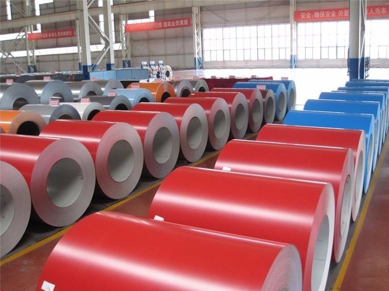 Surface Hardness ≥60HRB Color Coated Steel Coil With Inner Diameter 508mm / 610mm