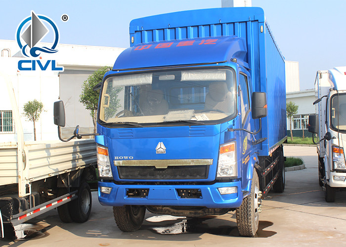 Box Type Unloading Light Duty Truck 8 Ton With EURO II Emission Standard