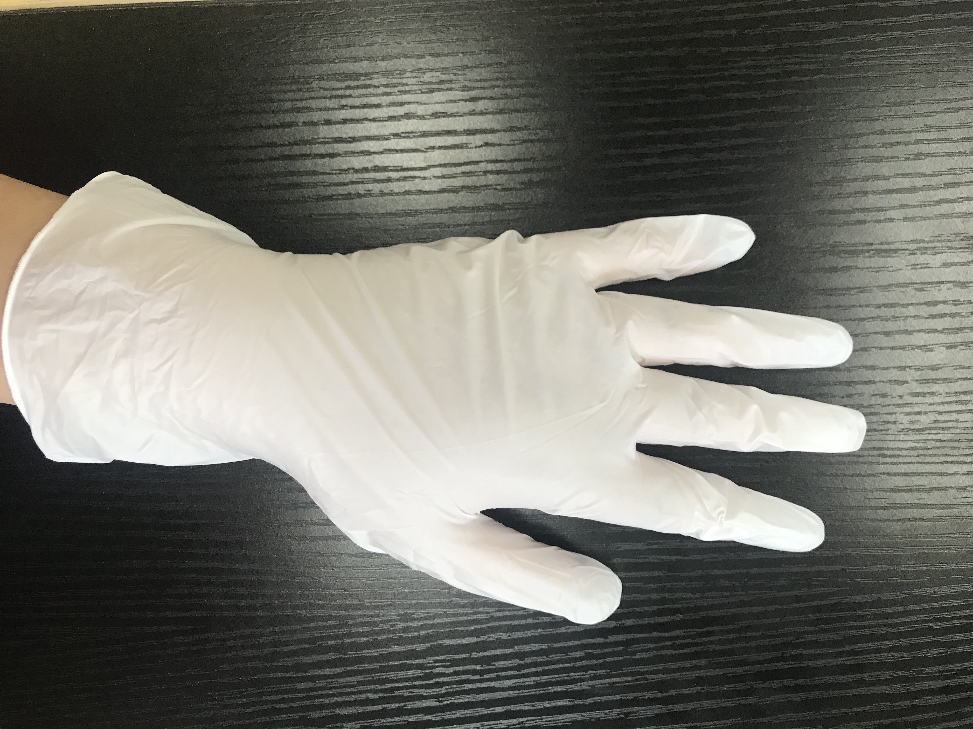 White Latex Free Powder Free Disposable Gloves S - XL Size PVC Material