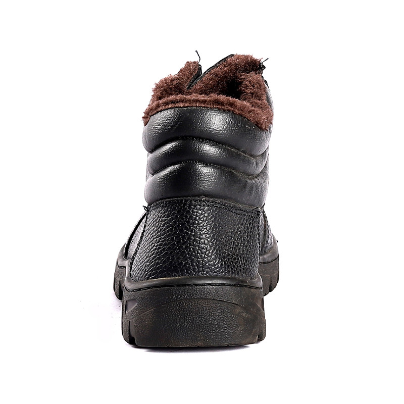 Cold Resistance Waterproof Winter Work Boots Anti Smashing Anti Puncture Steel Toe Wear Resistance