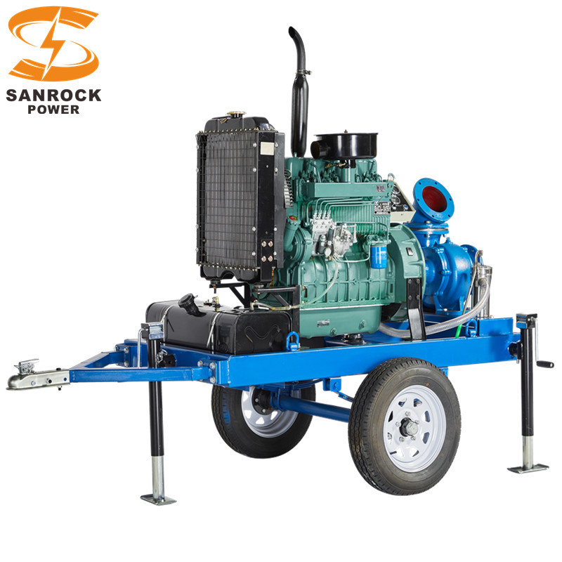 90kw 120kw Diesel Powered Water Pumps Urban Self Priming Sewage Pump Long Working Life