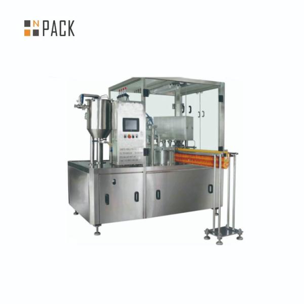 Pneumatic Bottle Capping Machine For Fruit Juice Stand Up Pouch With Spout