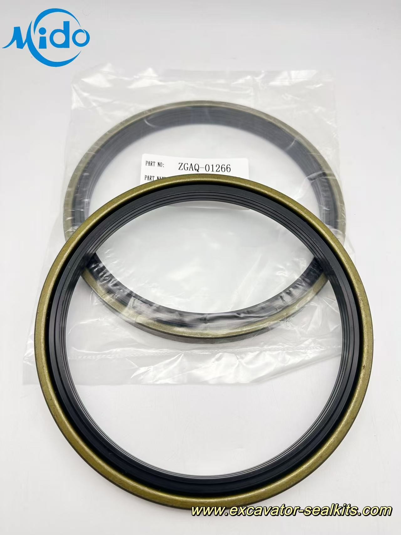 0734-309-281 0734-309-401 Compatible with Hyundai Excavator Models! ZGAQ-01266 High-Wear Resistant Excavator Axle Shaft Seal｜R170W7 R180W9S R190W9