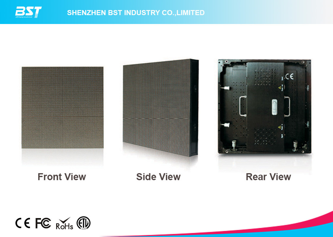 High Definition 3 In 1 SMD Rent Video Wall Displays , Small 6mm Led Screen 1R1G1B