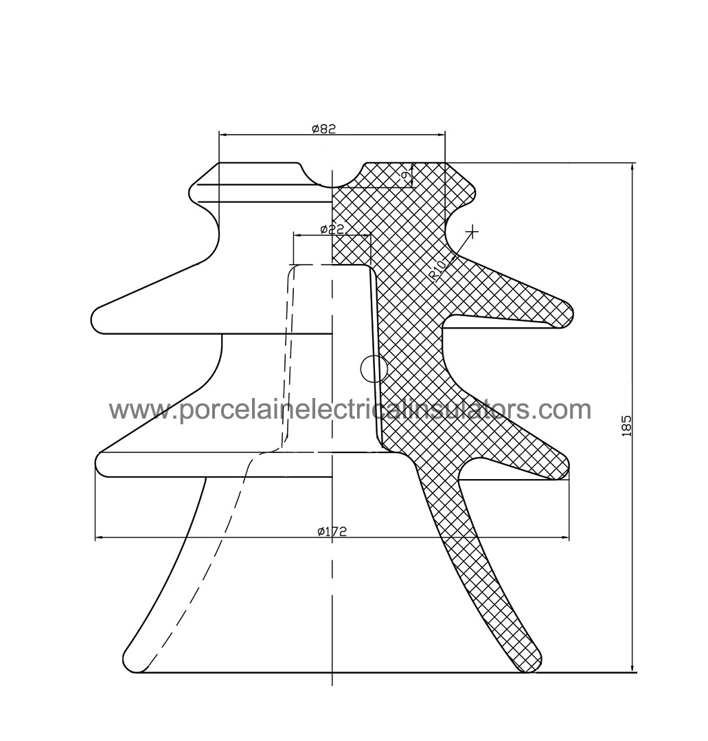 SDI30  (ШФ20Г) pin type insulator