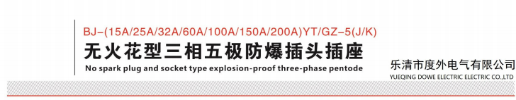 BJ-400AYT Dust-proof High-current Non-sparking Single-core Explosion-proof Flug