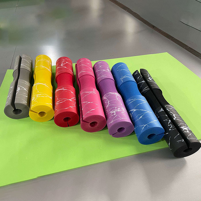 Custom NBR Foam Barbell Pad Neck Pad For Weight Bar Movement