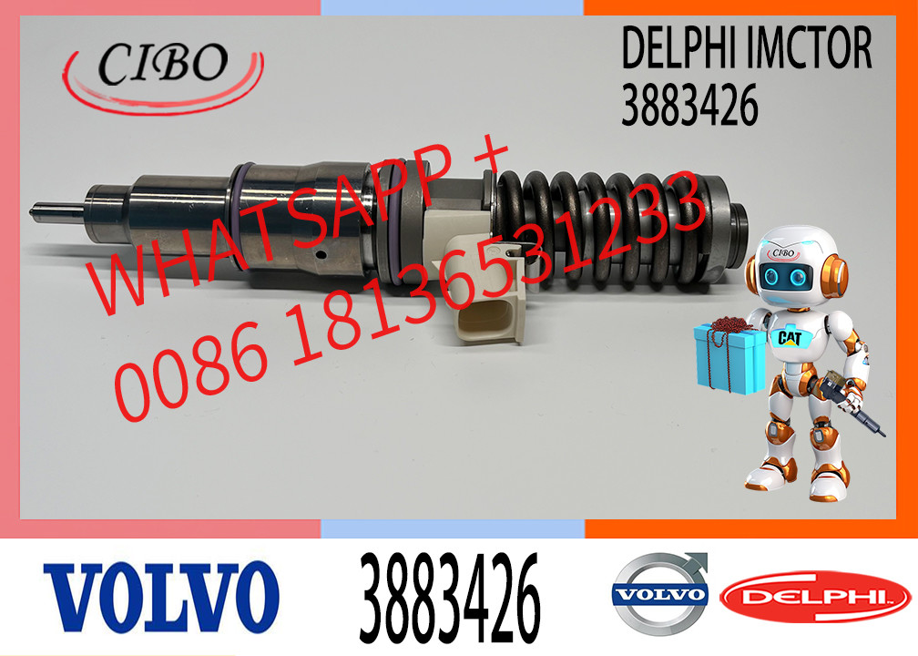 3883426 EC700 D16 Fuel Injector Common Rail Injector BEBE5H00001 03883426 04085436 3801144 E3.24