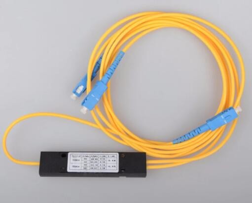 1x2 Fiber Optic Splitter , SC UPC Plc Splitter Module For PON