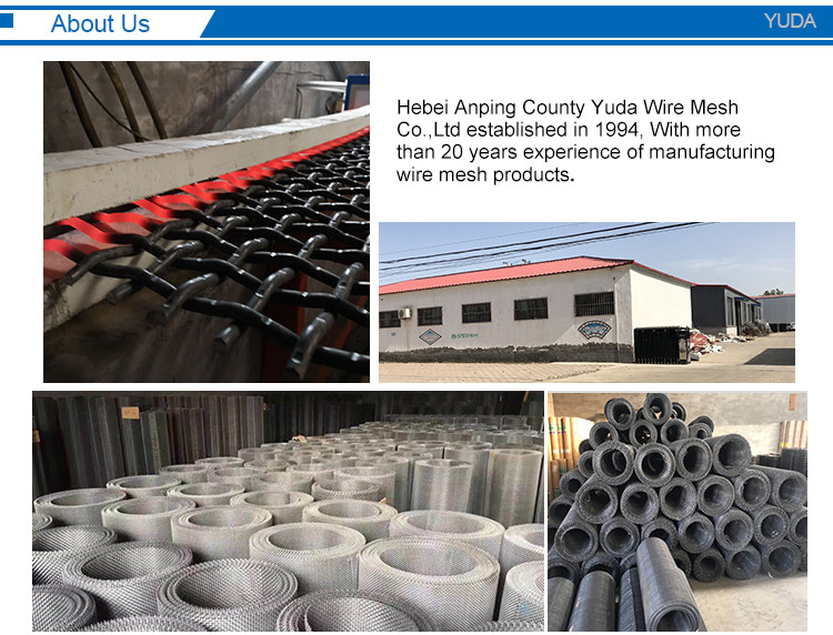 Stone Crusher Vibrating Screen Mesh With Stainless Steel Surface And Woven Technique