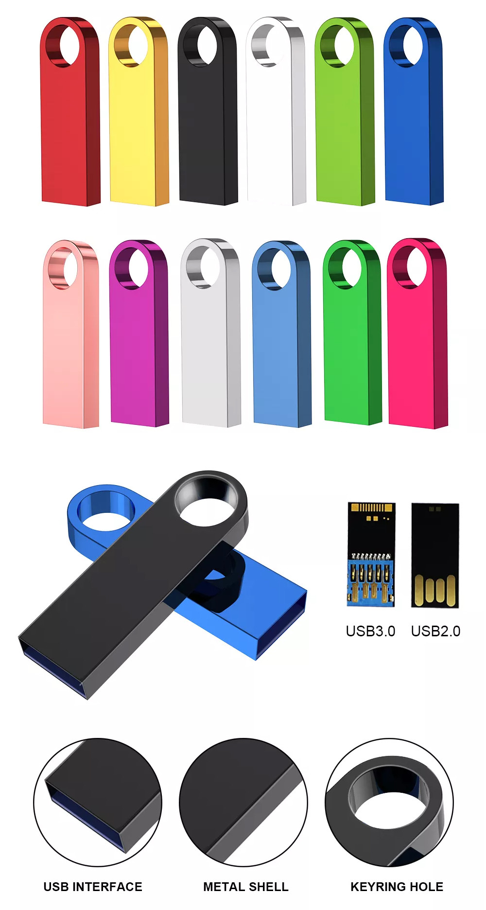 Custom Usb Flash Drive Usb 3.0 Flash Drive 8gb 16gb 32gb