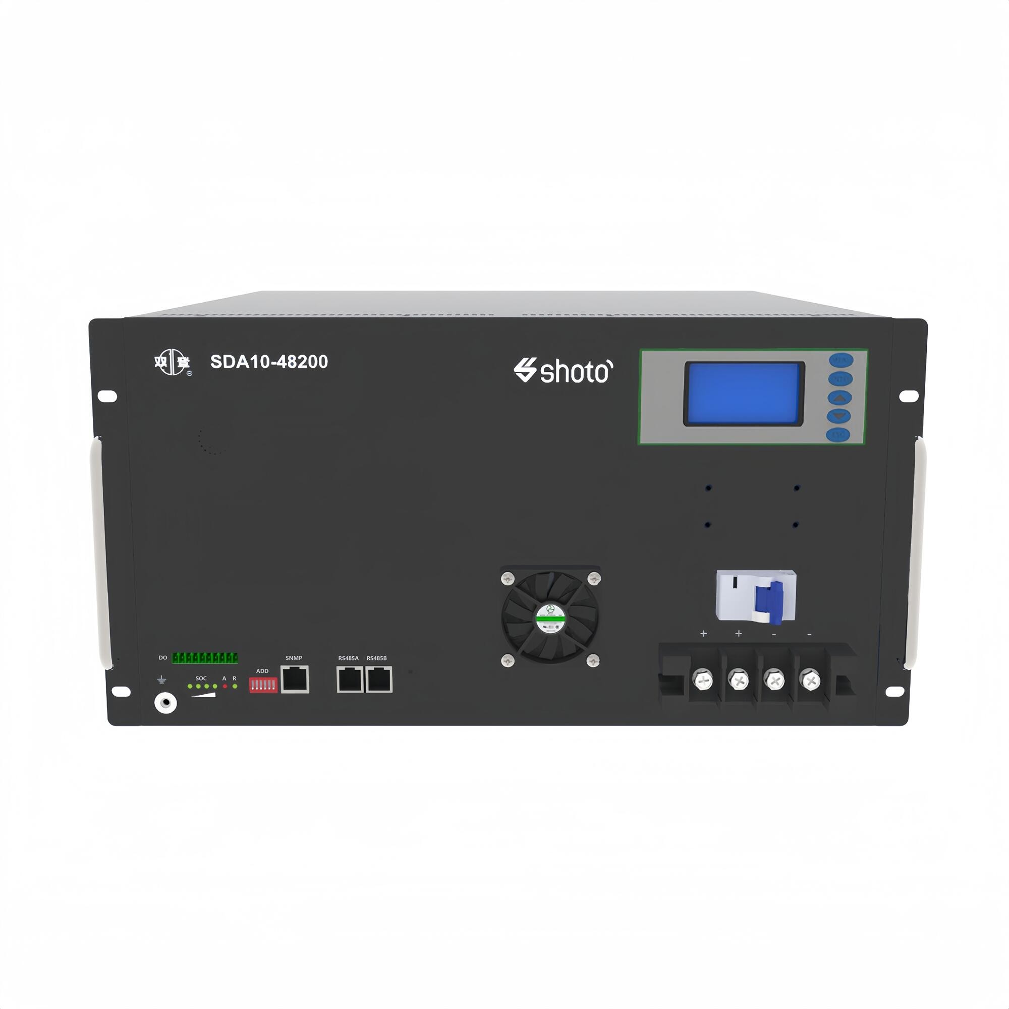 SDA-48200 Shoto LiFePO4 Battery 48V 200Ah For Telecom 5U Height 480mm Depth