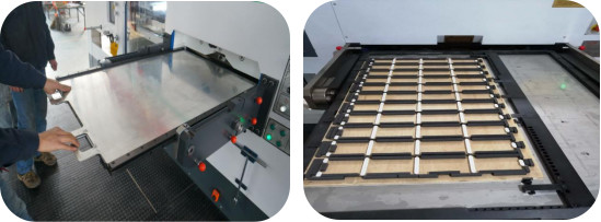 Heavy Pressure Automatic Hot Foil Stamping Machine With Max Delivery Pile Height 1400mm 38KW Total Power