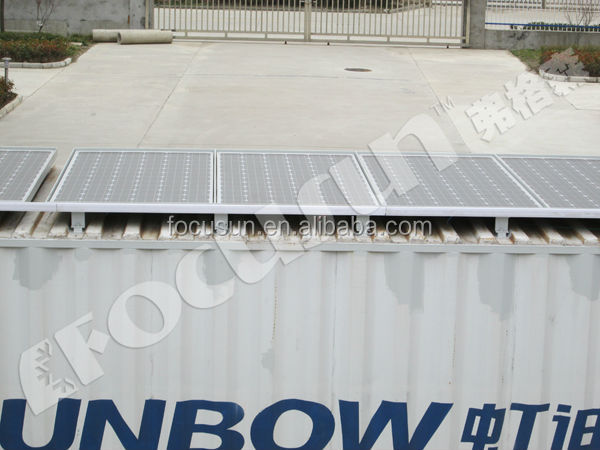 20GP/40HQ Containerized Mobile Solar Powered Cold Room with 100mm-200mm Panel Thickness