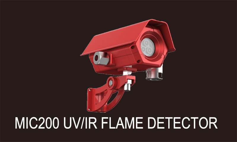 15m 50m Infrared Flame Detector , Ultraviolet Flame Detector