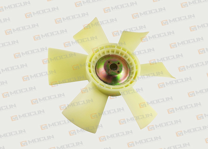 E320 E320B Excavator Cooling Fan Blade S6KT Engine Fan 6 Blade White Color