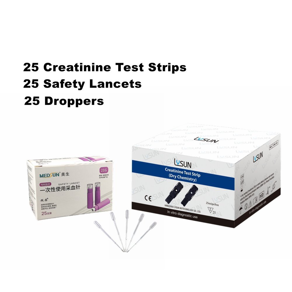 LYSUN CE Approved China Made Dry Biochemical Analysis Creatinine Meter Medical Health Care Blood Lipid Renal Function Analysis Meter