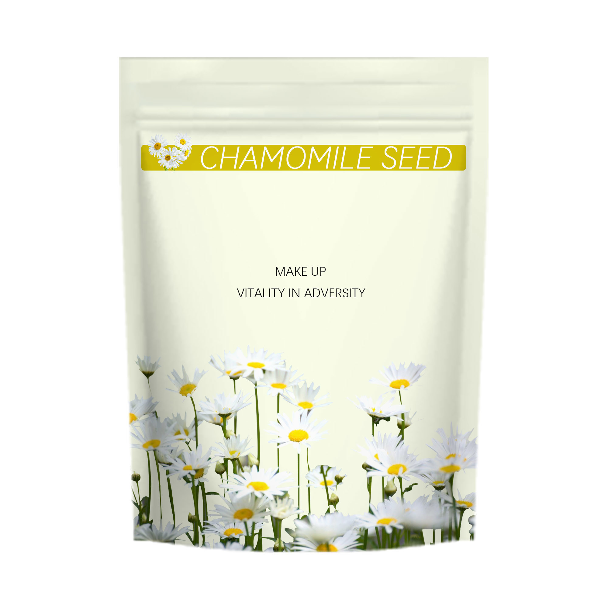 Moisture Proof Stand Up Zipper Pouch Broccoli Grass Seeds Resealable Foil Bag