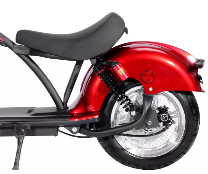 Big Wheel Citycoco Electric Scooter Black Off Road 2000w Shock Absorber