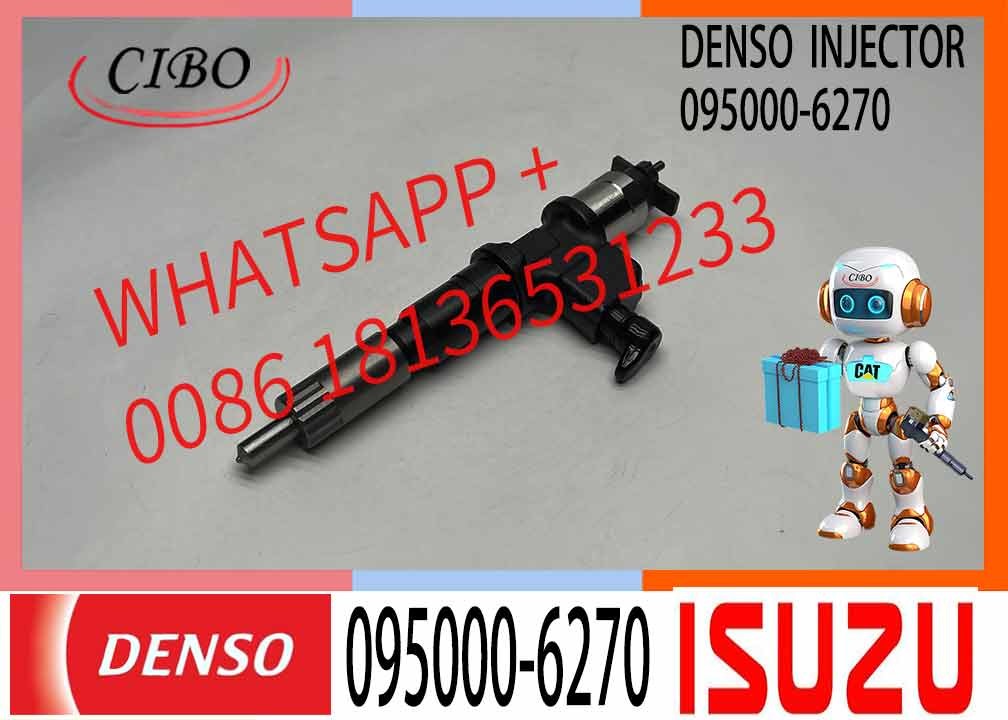 Common Rail DENSO Fuel Injector 095000-6270 095000-6274 For Diesel ISUZU 6UZ1 8-97610254-0 Engine