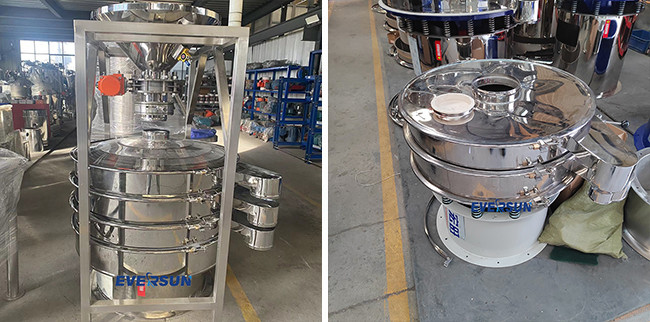 200-2000kg/Hour Vibratory Powder Screening System Fine Powder Separation
