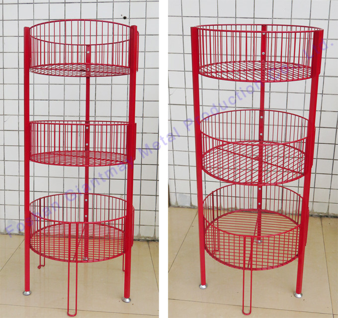 Metal Shelf Retail Display Rack Store Toy Stand With Bins