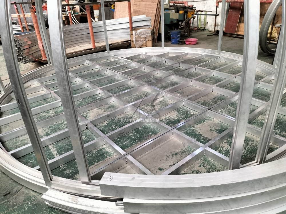 Transparent Garden Glass House Large Aluminum Profiles Round Igloo Geodesic Dome Tents