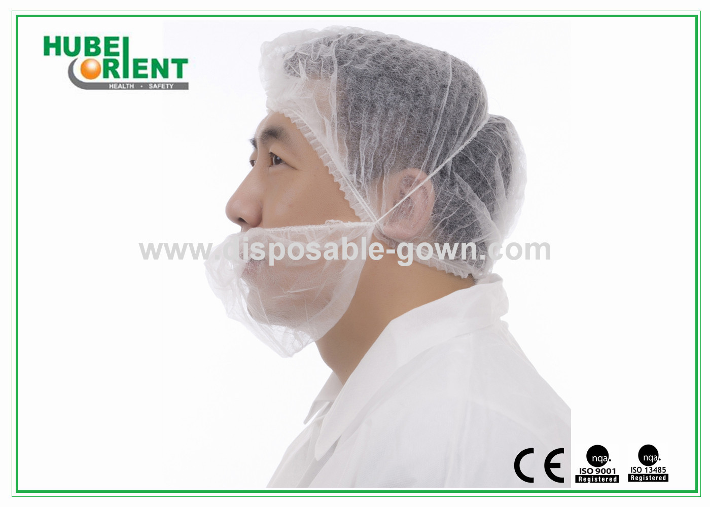 Non-Toxic Non-Woven Disposable Use Non-Woven Beard Cover Eco-Friendly for Clean