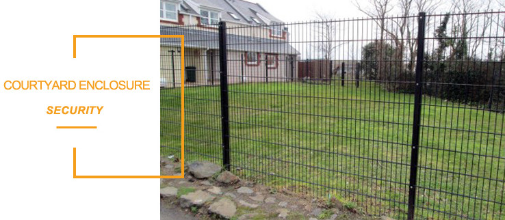 High Strength Q235 Galvanized Double Loop Fencing PVC Coated 868 Mesh Fencing