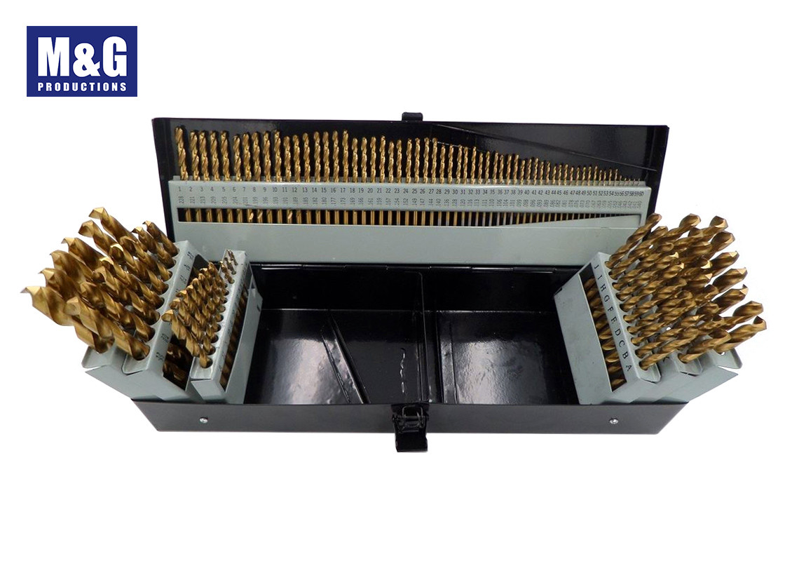 115 Pc Jobber Quick Change Drill Bits HSS Straight Shank Twist Type