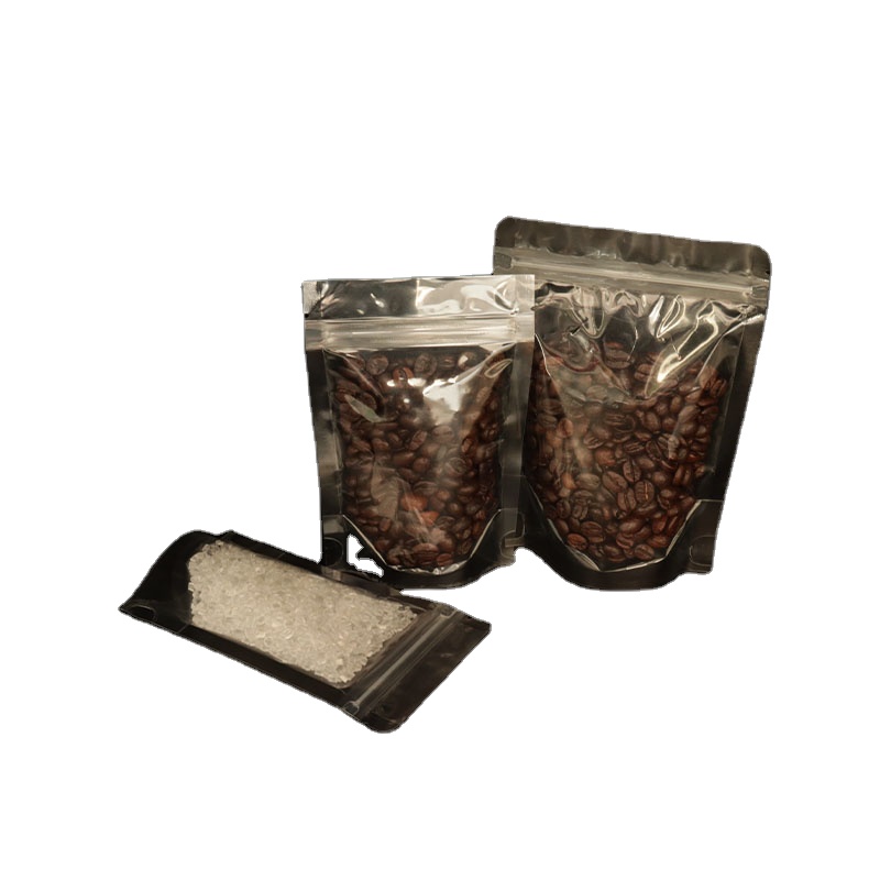 BOPP VMPET Small Food Stand Up Pouch Bag Transparent Food Pouch With Zipper Lock