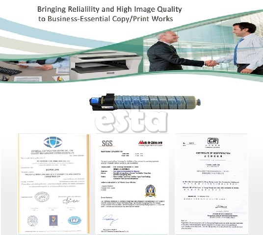 MPC3000 Compatible Ricoh Color Toner With Chip For Photocopier
