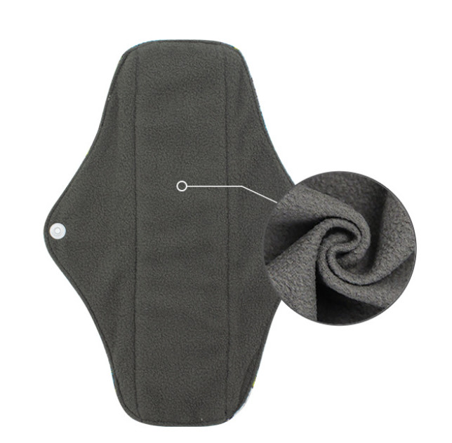 Washable Organic Reusable Sanitary Pads Safe Heavy Flow Multi Color High Breathability