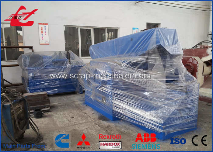 Strong Cutting Force Scrap Metal Cutter Alligator Machinery , 18.5kW Scrap Steel Shearing Machine