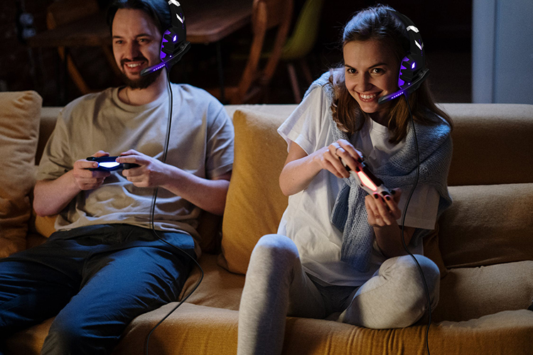 Waterproof 7.1 Noise Cancelling Gaming Headset With Mic For PC PS4 Xbox Free Sample
