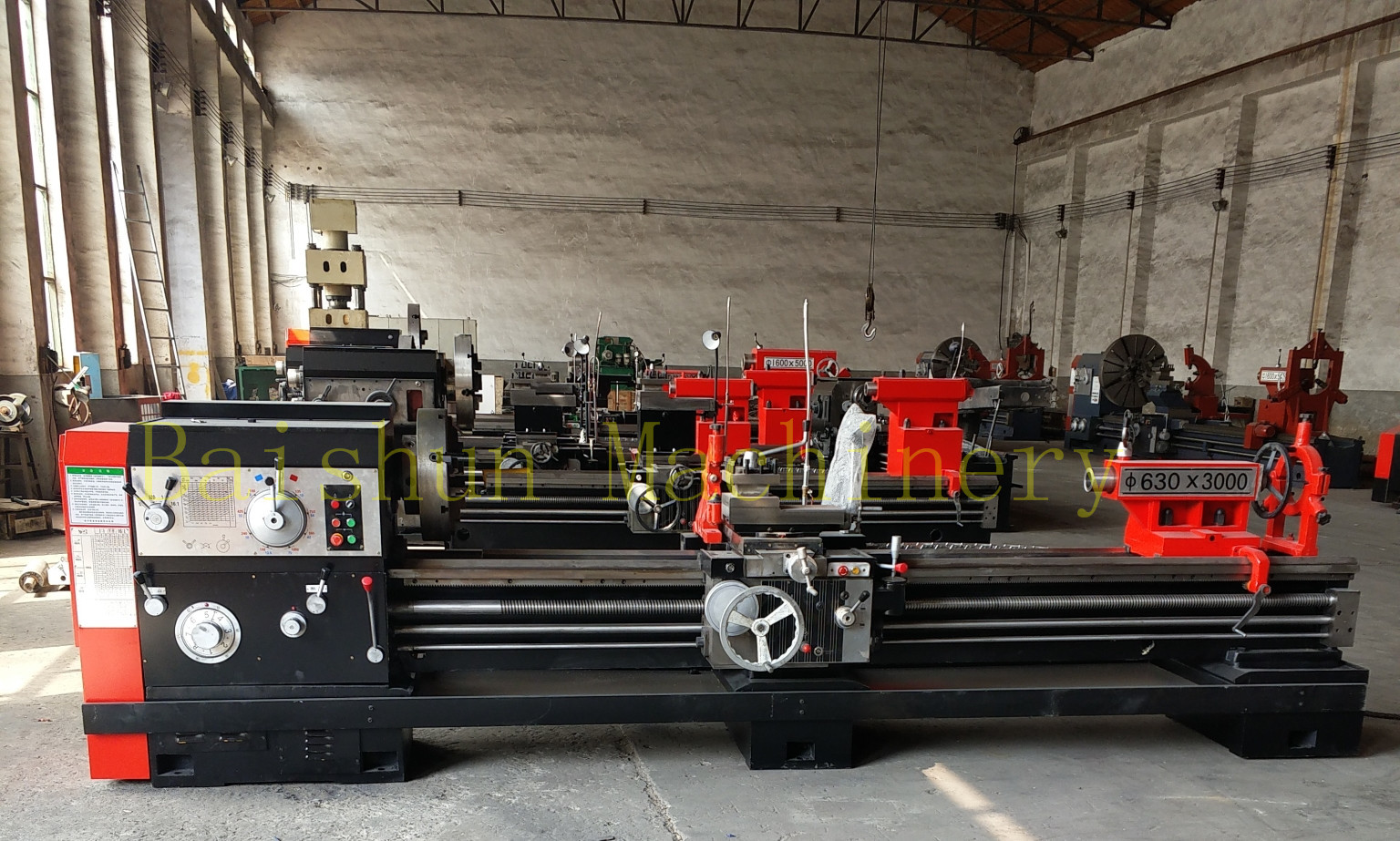 High Capacity Universal Horizontal Lathe Machine For Metal Cutting Heavy Duty