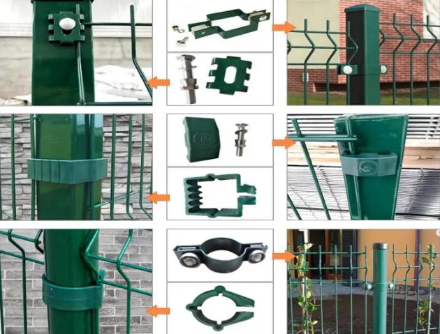 Wire Mesh 50x200mm Bending Fence For Sport Field