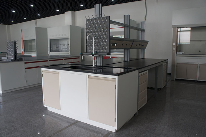 Cuttable science lab furniture strong acid resistance , lab counter tops