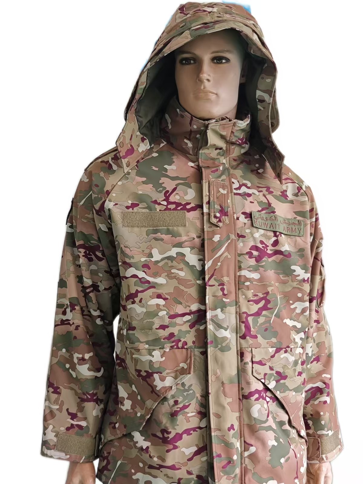 Tactical Camo Combat Jacket Thermal Regulating & Breathable Field Coat