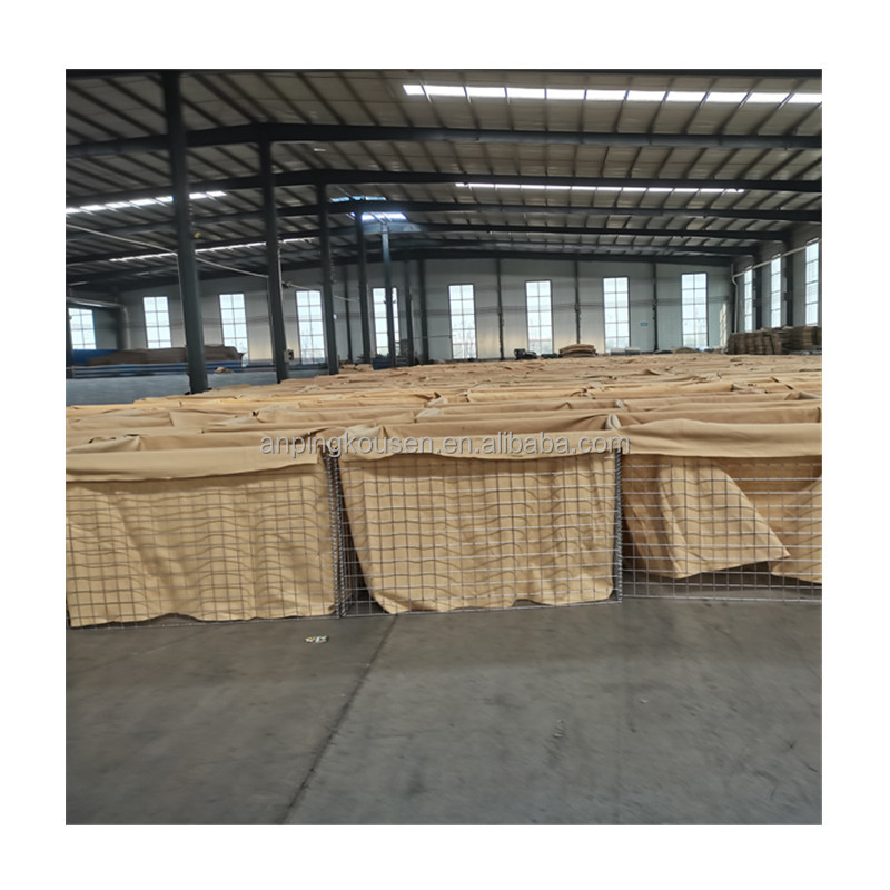 4.0mm-5.0mm Wire Gauge Hot Dipped Galvanized Sand Container for Isolation and Defense