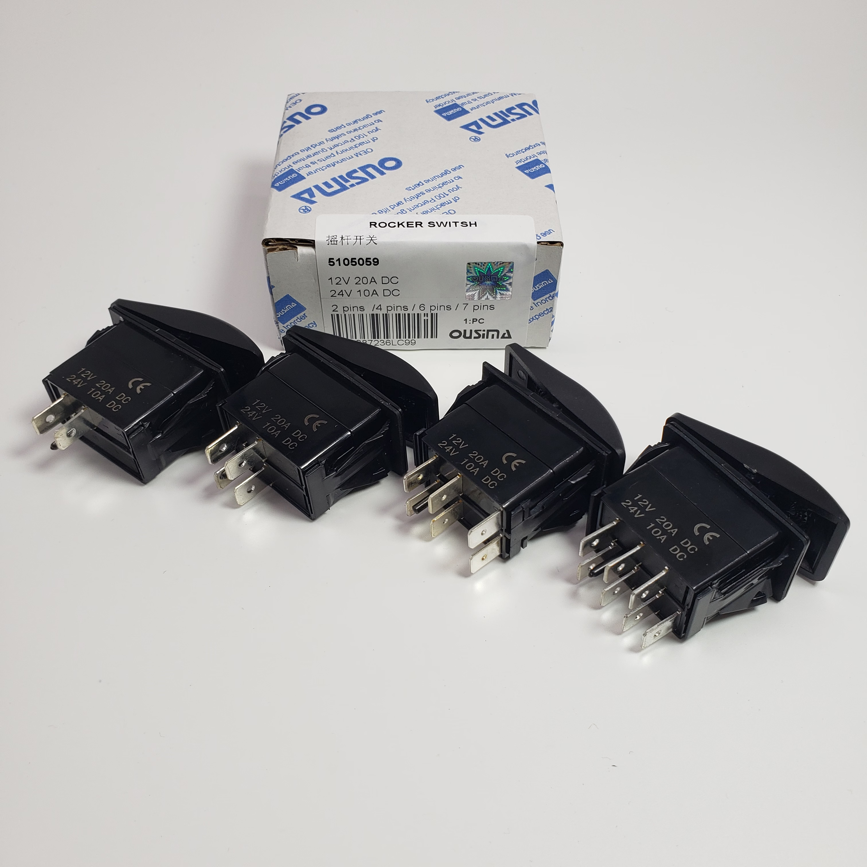 Rocker Switch 5105059 2 Pins 4 Pins 6 Pins 7 Pins