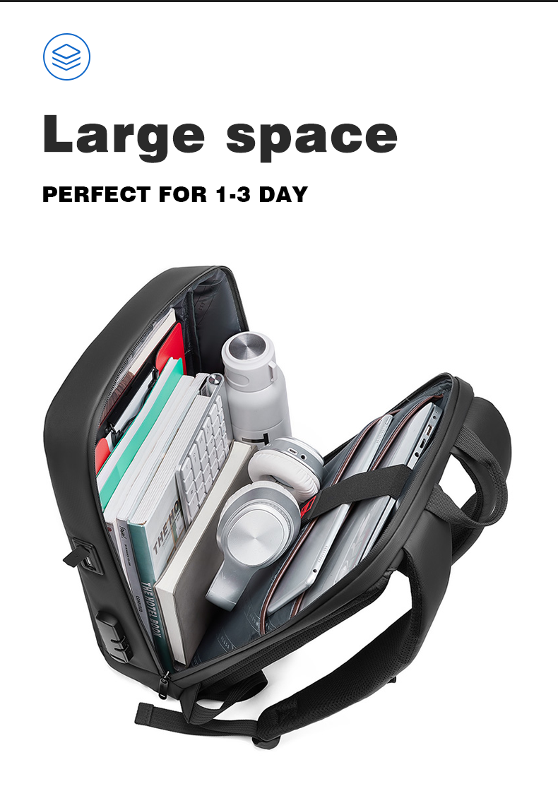 Soft Handle Water Resistant Computer Backpack OEM/ODM Accepable