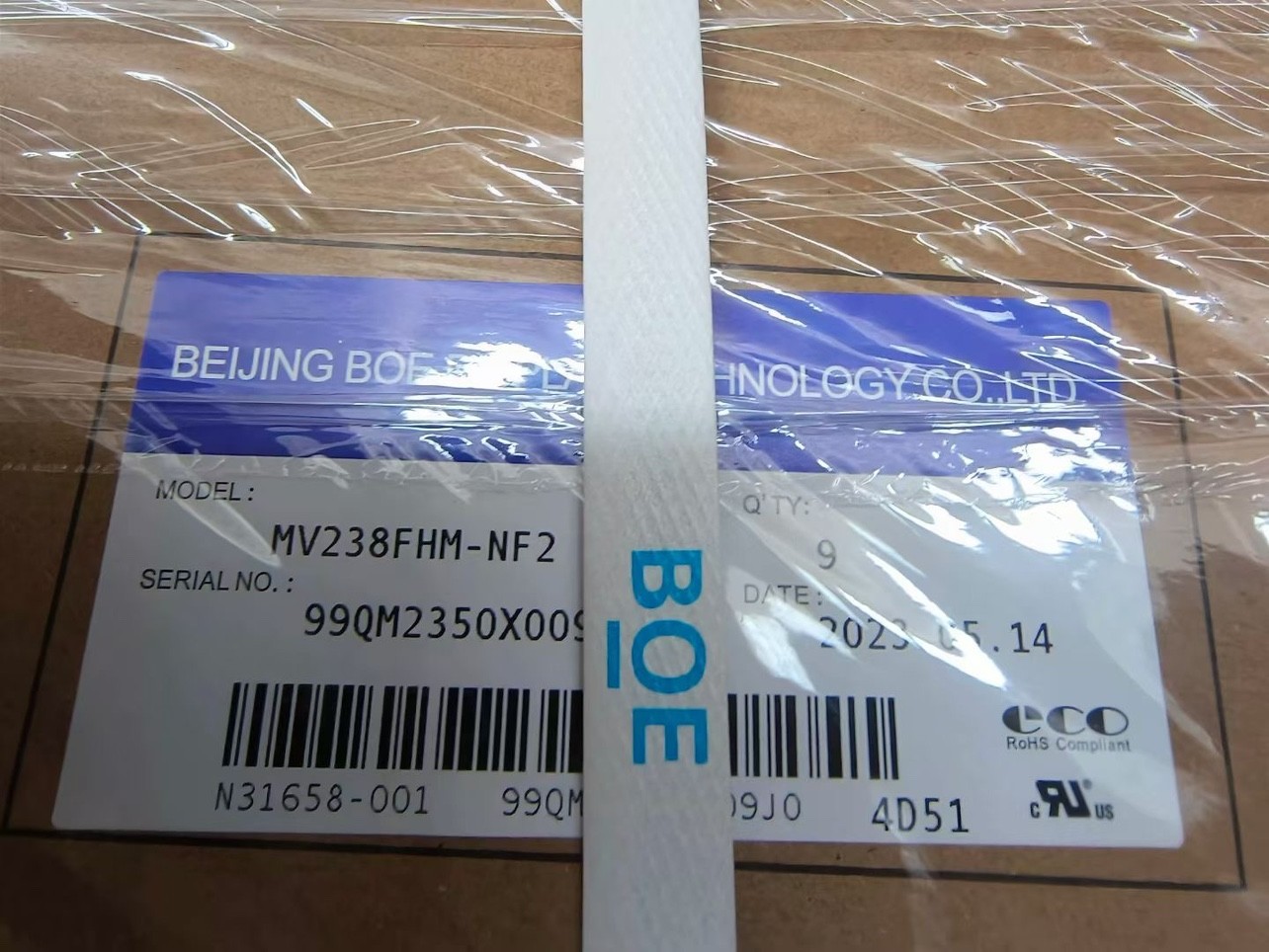 MV238FHM-NF2 BOE 23.8" 1920(RGB)×1080, 300 cd/m² INDUSTRIAL LCD DISPLAY