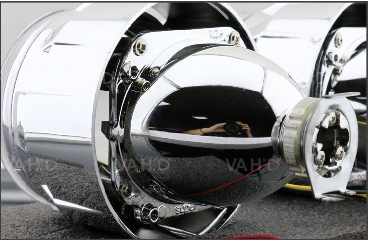 CH27 2.5inch Round Crystal angel eye Bixenon Car hid xenon projector kit