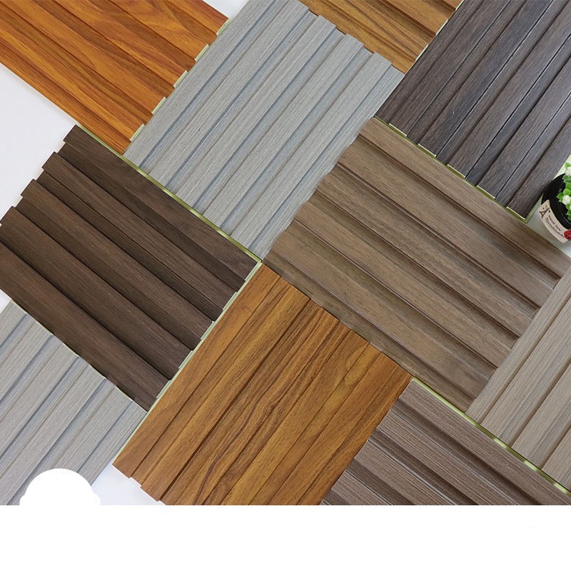 Environmental Friendly Interior WPC Wall Panel 159MM*10MM Quick Installation