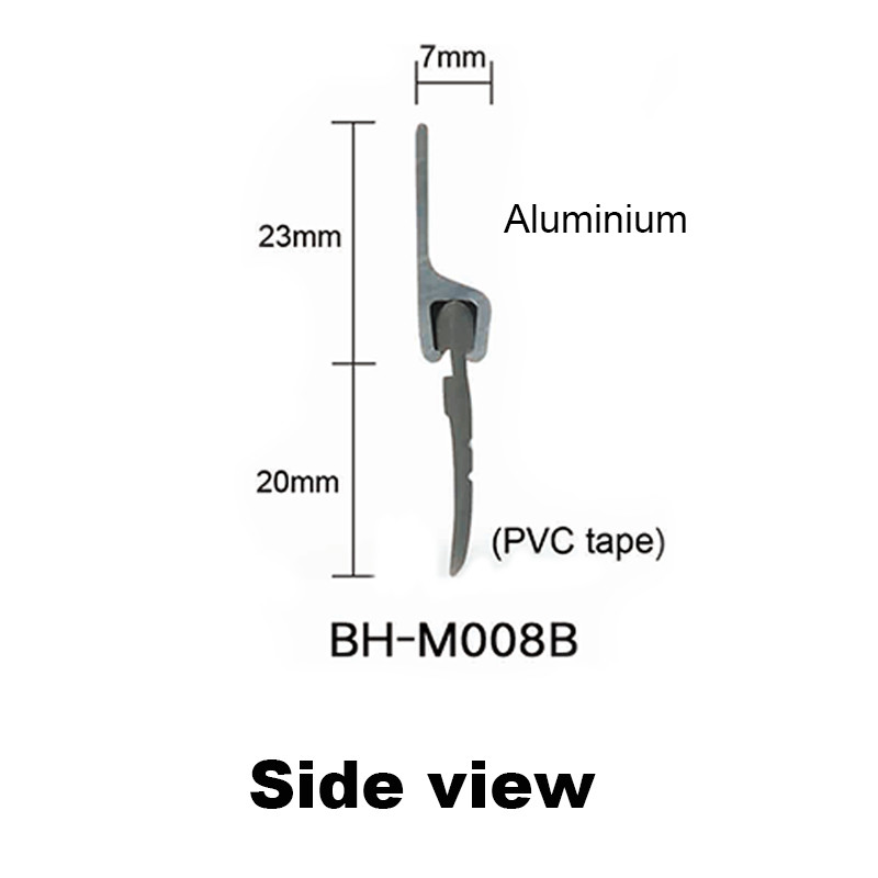 20mm CE PVC rubber Door Bottom Seal Strip Prevent Mosquitoes for Hotel