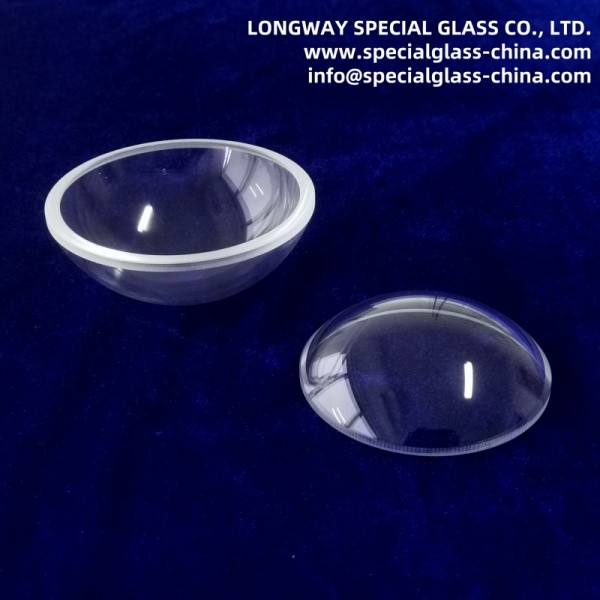Optically Clear BK7 Glass Optical Dome for Underwater Camera Housings